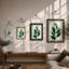 Stem With Symmetric Leaves Botanical - Print-423865262-423865296