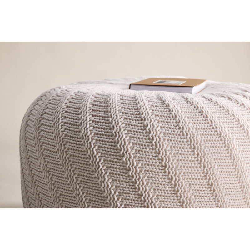 Arveta 60cm Wide Pouf Ottoman