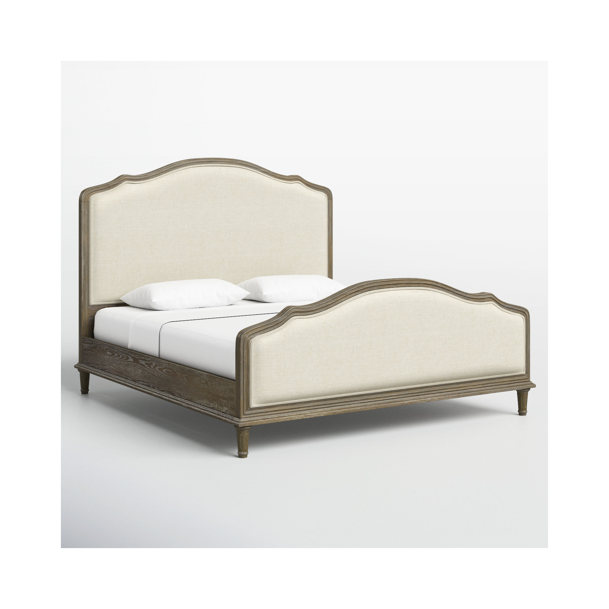 Watson Upholstered Bed, King, Studio Gray