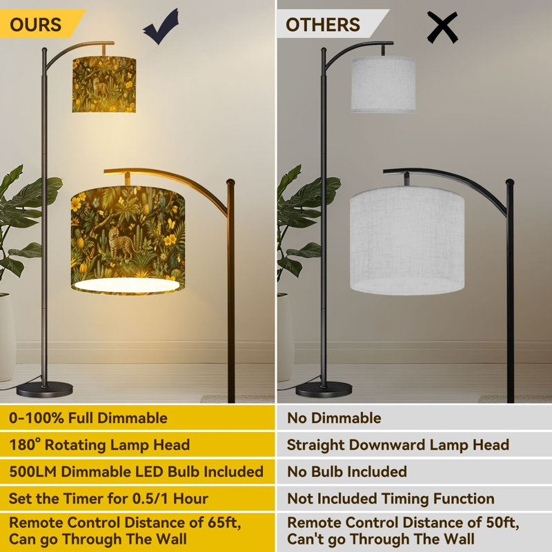 Lampe sur pied PeeNoke Arc Tropical