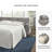 New Britain Upholstered 110 " L-Shaped Sofa Bed