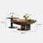 Marizela Wood Round Nesting Coffee Table