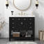 Meuble-lavabo 36 po avec lavabo supérieur-586421331