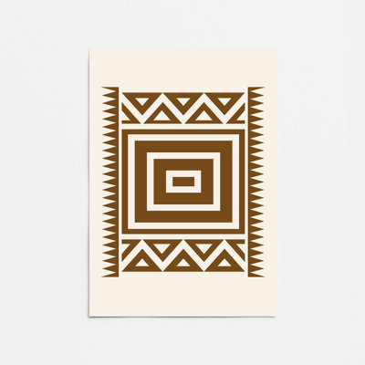 Modern Tribal Patterns II Rolled Print