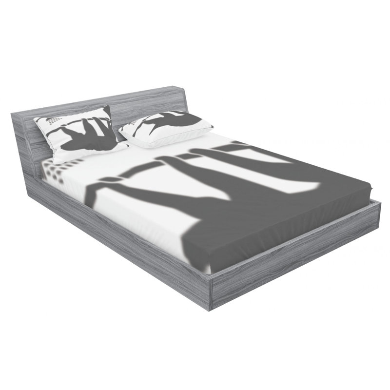 Microfiber Sheet Set, Queen Sheet Set with Fitted Sheet