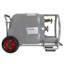 Réservoir de propane horizontal vertical Flame King de 20 lb avec OPD de qualité supérieure, jauge intégrée, roues de chariot