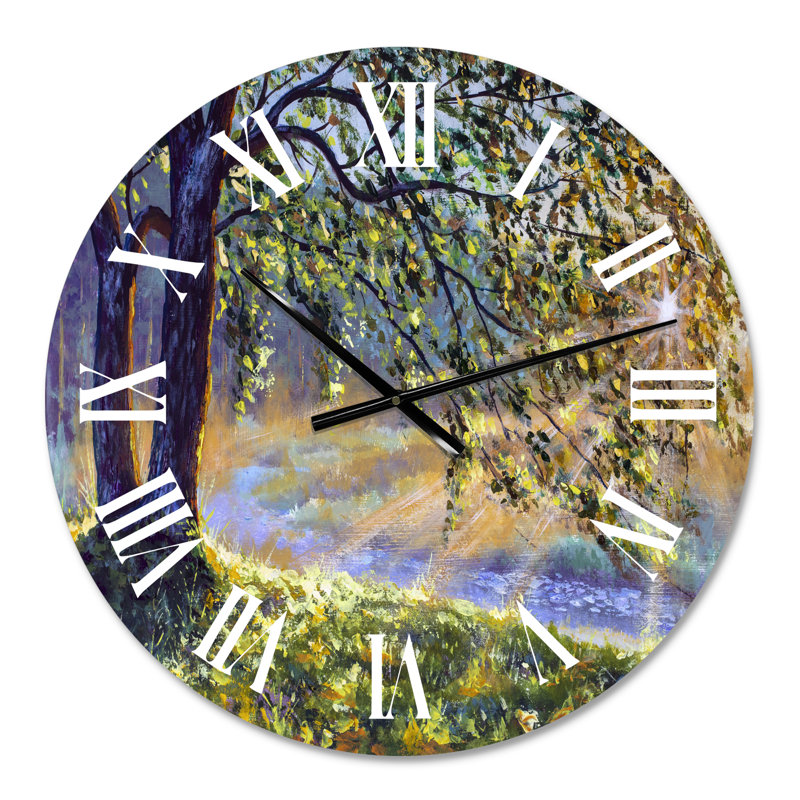 Horloge murale arbre, Moyen