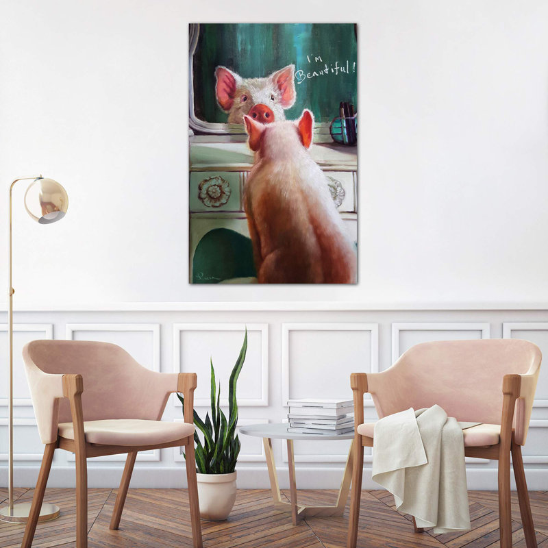Affirmation by Lucia Heffernan - Painting on Canvas, 66.04 cm H x 45.72 cm W x 3.175 cm D
