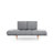 Halcombe 78.74" Linen Flared Arm Sleeper-2006134844