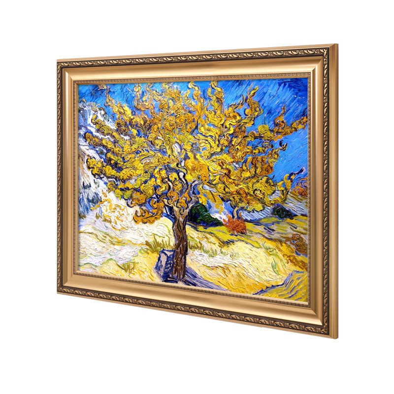 «The Mulberry Tree» par Vincent Van Gogh, reproduction d'art par Vincent Van Gogh - reproduction sur toile, H 24 po x l 30 po