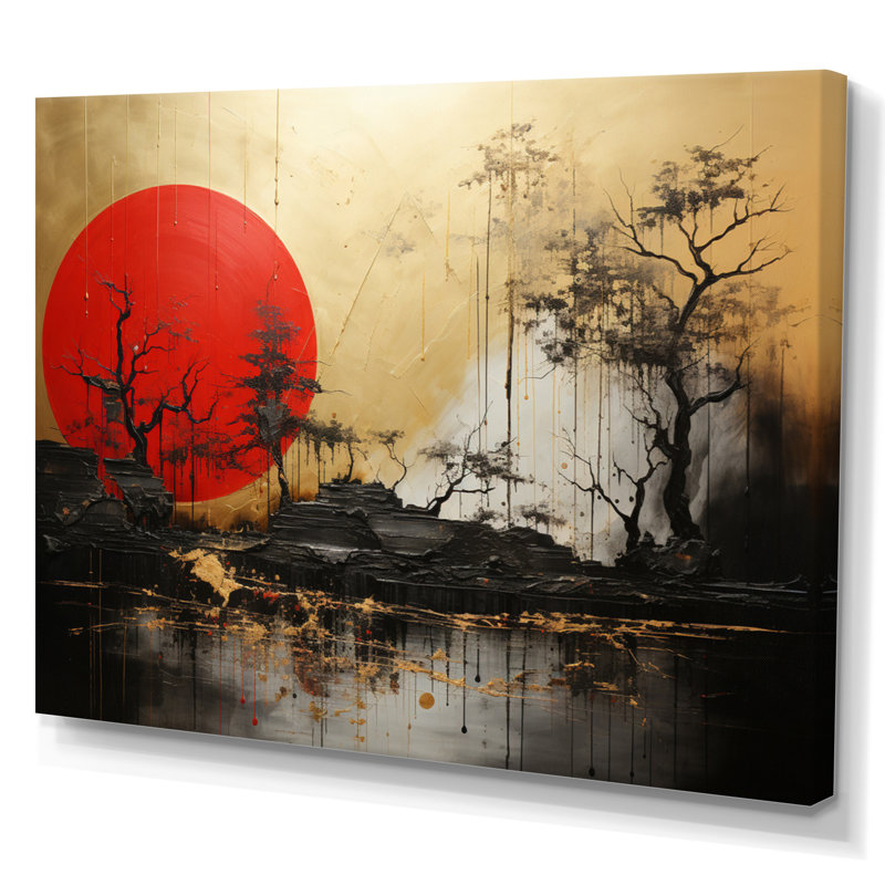«China Art Dynastic Echoes II», reproduction, Toile tendue, H 24 po x l 32 po x P 1 po