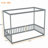 Canopy Frame Floor Bed With Fence, Guardrails-1149976056-1149976058