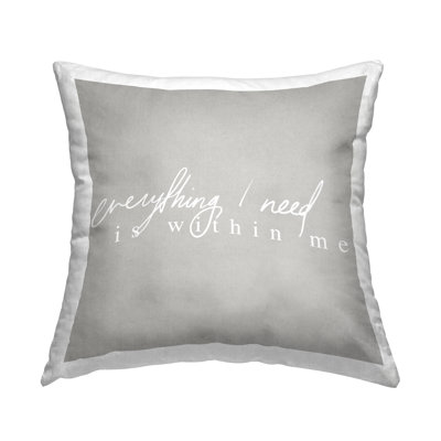 No Decorative Addition Throw Pillow
