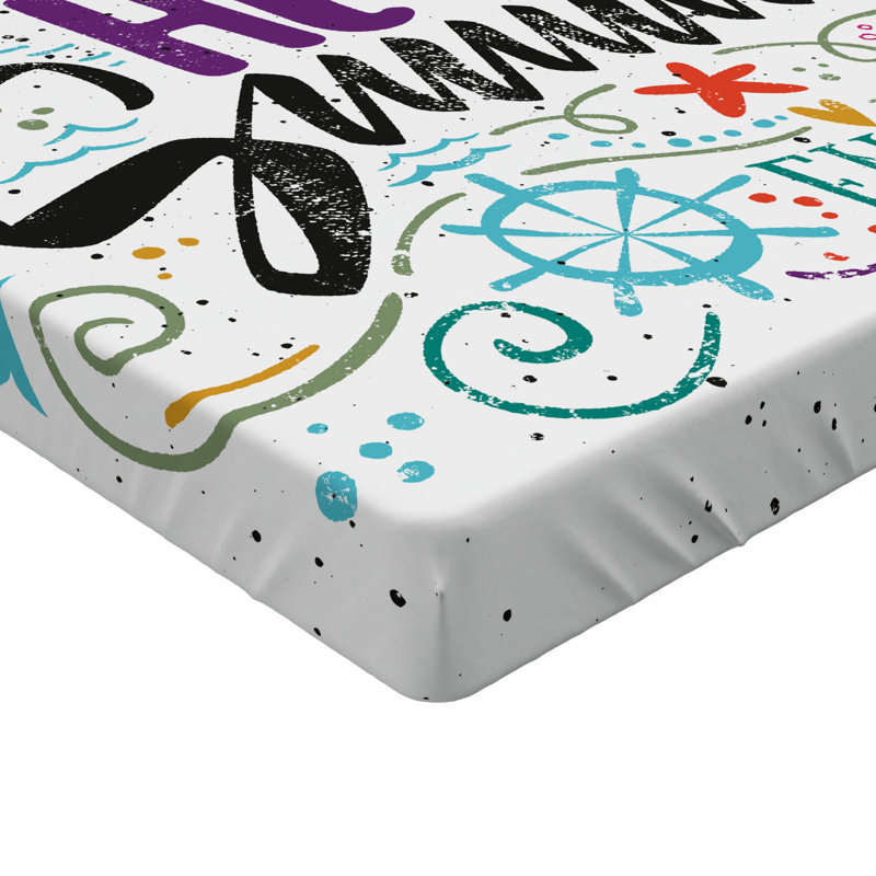 Saying Microfiber Fitted Sheet, Queen Fitted Sheet