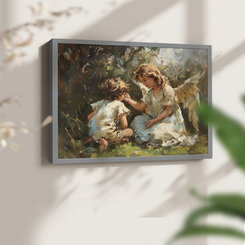 Wildlife Series-XLVII -Framed Print - Restickable, H 11 po x l 14 po, Gris