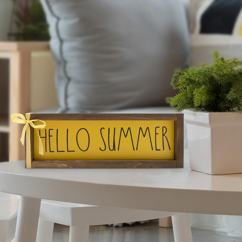 Décorations estivales pour la maison Hello Summer