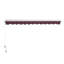 EvoNet 250cm W x 295cm D Polycarbonate Cover Retractable Door / Window Awning