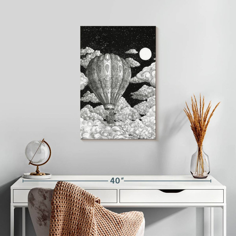 Mehar Hot Air Balloon Adventure Awaits, 24" H x 16" W
