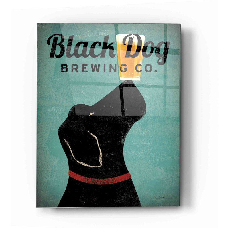 «Black Dog Brewing Co V2» par Ryan Fowler - impression non encadrée, H 24 po x l 16 po x P 0,12 po
