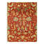 Wool Oriental Area Rug in Red/Beige