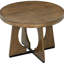 Ensemble de salle à manger rétro 5 pièces avec table ronde extensible et quatre chaises rembourrées élégantes, rallonge de 16 po, abat-jour en noyer