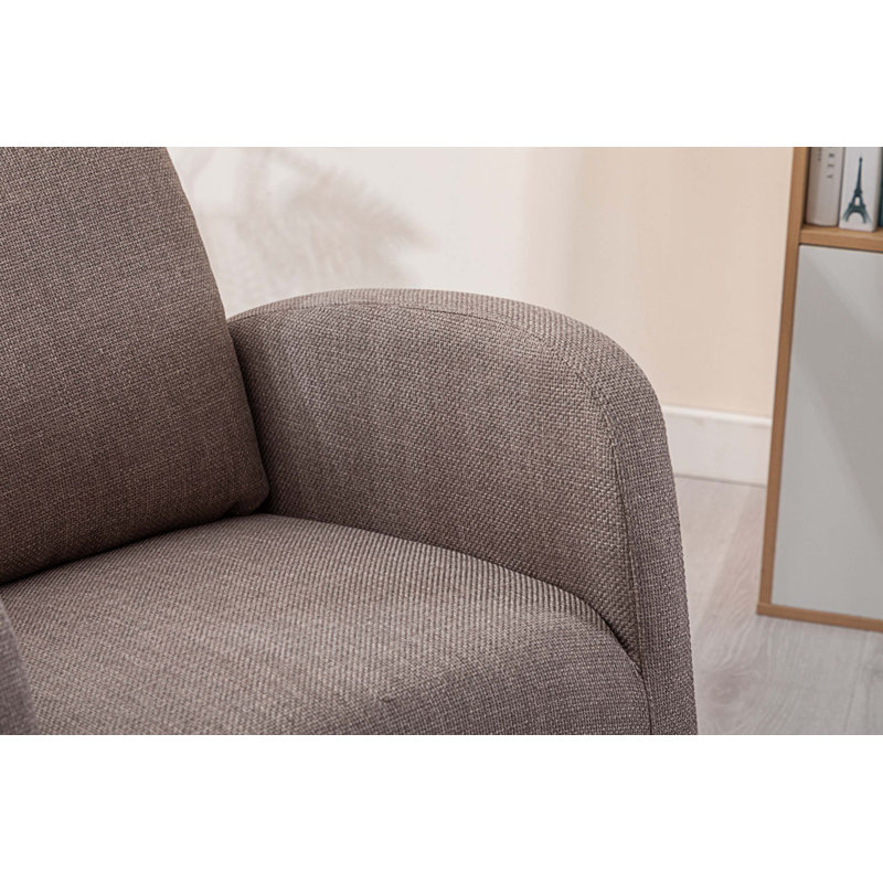 Chaise berçante Coinde, Gris
