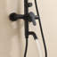 Douche murale extérieure triple fonction en acier inoxydable 316 antirouille avec douchette et lave-pieds-136274079