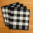Tamaro Rectangular Checkered Dining Linen Set - Set of 4