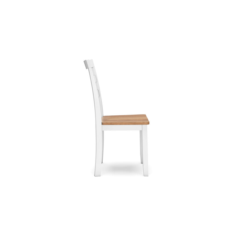 Ensemble de 2 chaises d'appoint Gasy, Blanc