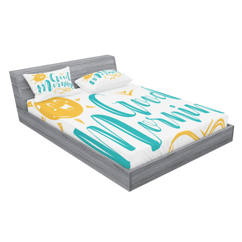 Microfiber Sheet Set, Full Sheet Set with Fitted Sheet