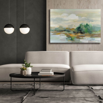  «Clear Horizon» par Silvia Vassileva, art mural sur toile, 60 po x 40 po