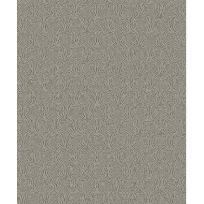 Boutique Geometric Fan Wallpaper Roll, Beige