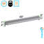 6 po X 48 po Tablette murale en acier inoxydable