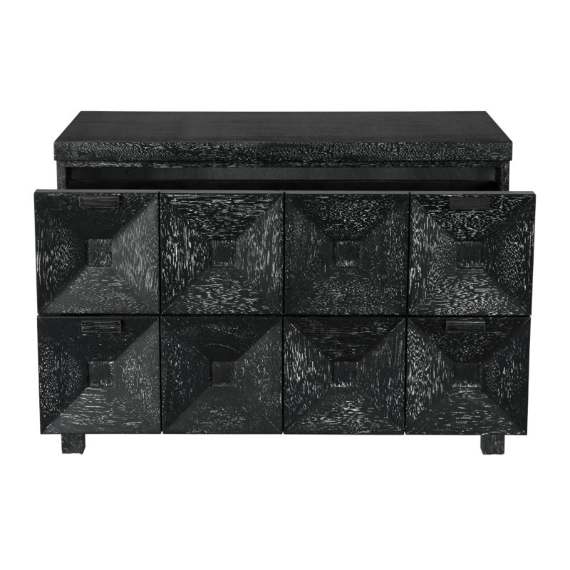 Musashi 2 Drawer, Large, Black Walnut