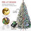 Grand arbre de Noël artificiel pré-éclairé-325849548