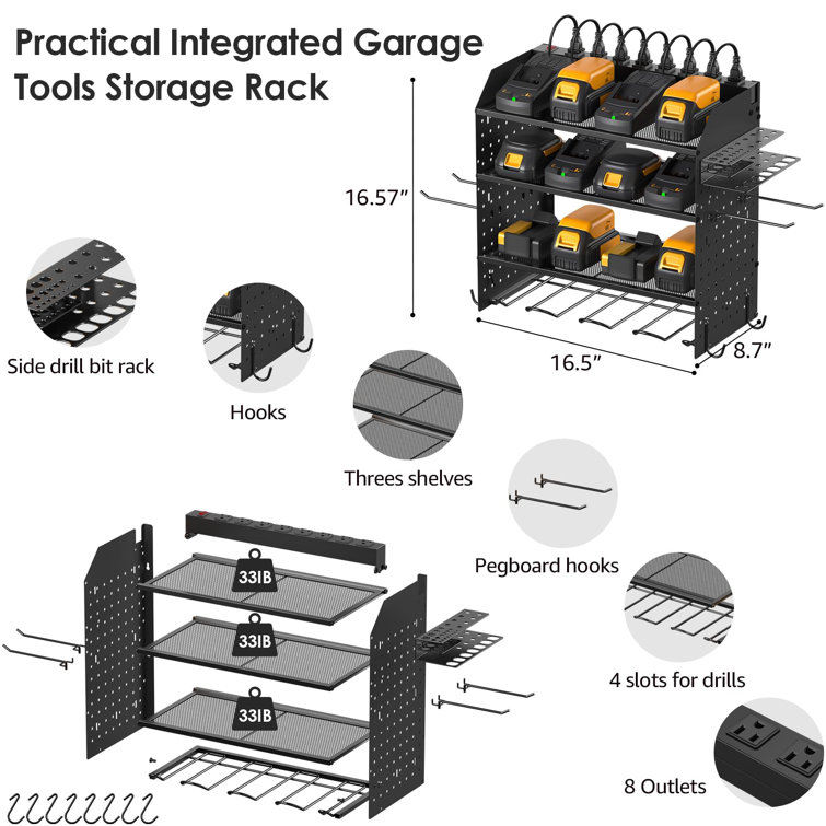 Modular Pegboard Storage