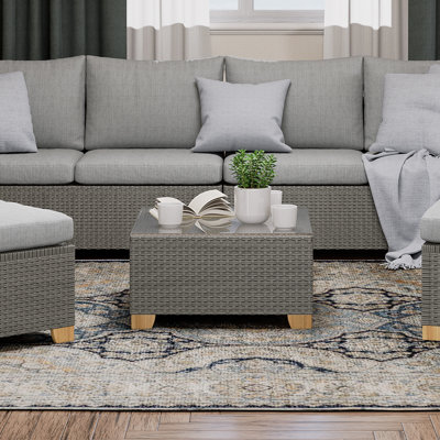 Square Wicker/Rattan Outdoor Coffee Table