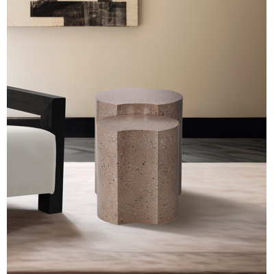 Ismah Iron Top End Table Set