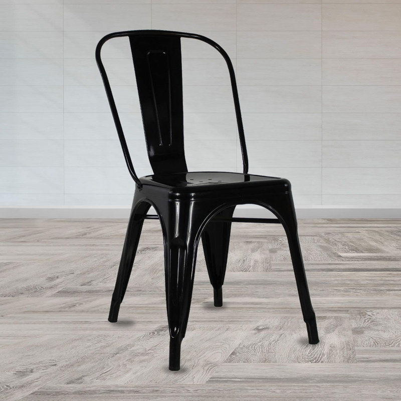 Fauteuil sans accoudoirs (thermolaqué), Noir, noir, noir, noir