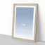 Crescent Moon in a Blue Sky in Abstract - Picture Frame Graphic Art Print-55682817-55682822