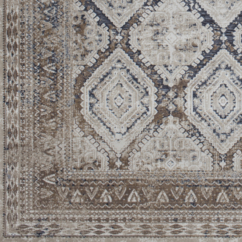Lyka Geometric Indoor Rug, Rectangle 5'3" x 7'3"