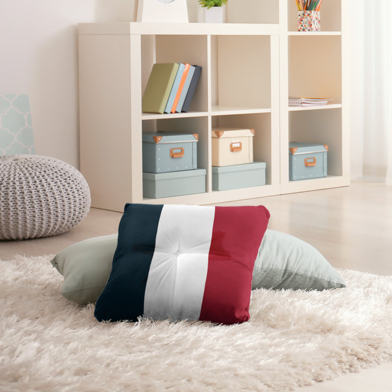  Coussin de sol touffeté, 26 po x 26 po, Nauy / bulgarie