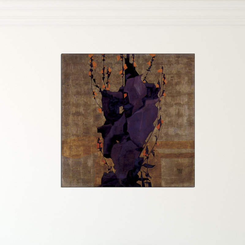Egon Schiele - Wrapped Canvas Painting, 50cm H x 50cm W x 1.8cm D