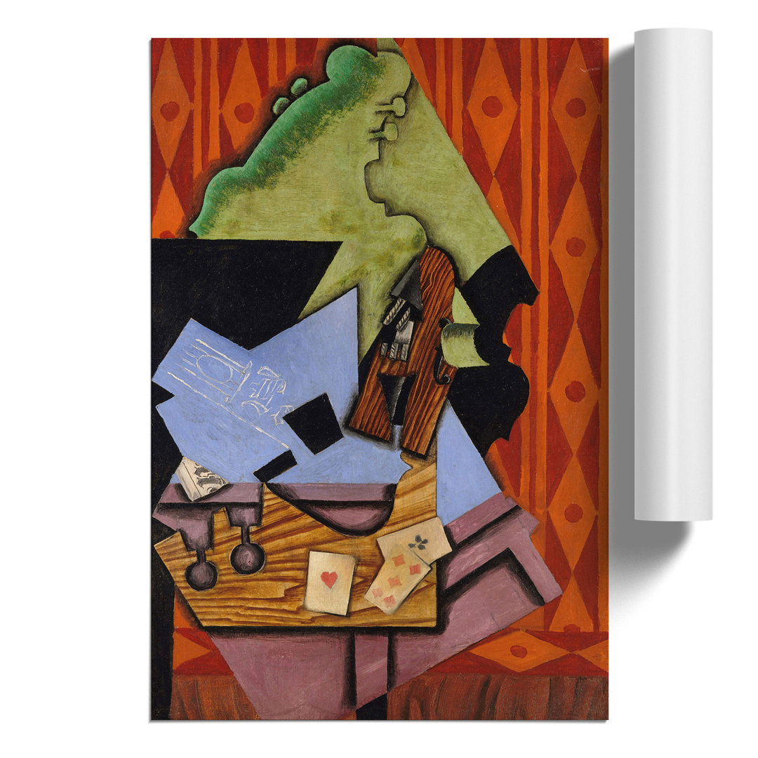 Violin Still Life by Juan Gris - Frameless Print