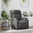 vidaXL Massage Recliner Chair, Adjustable, Leather-97814356