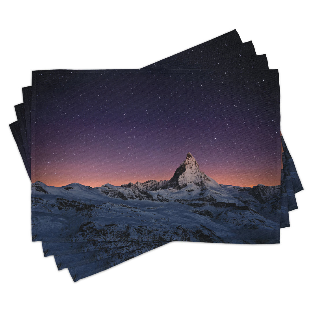 Platzmatten, Matterhorn Peak Europe, Nacht, Lila Coral Beige