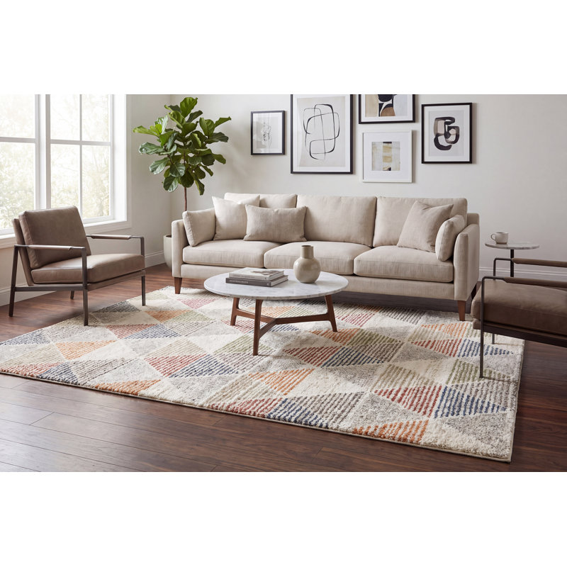 Sevro Geometric Indoor Rug, Rectangle 2' x 3'11"