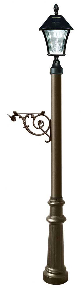 Lewiston Mailbox 61" H In-Ground Decorative Post Qualarc 