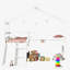 Lit mezzanine bas Wood-1783155825
