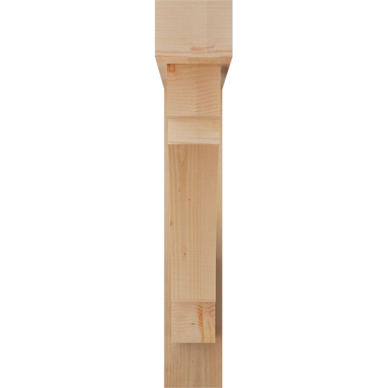 Support Merced Block avec support décalé, 44 x 44, Sapin Douglas de l 7 1/2 (lisse)